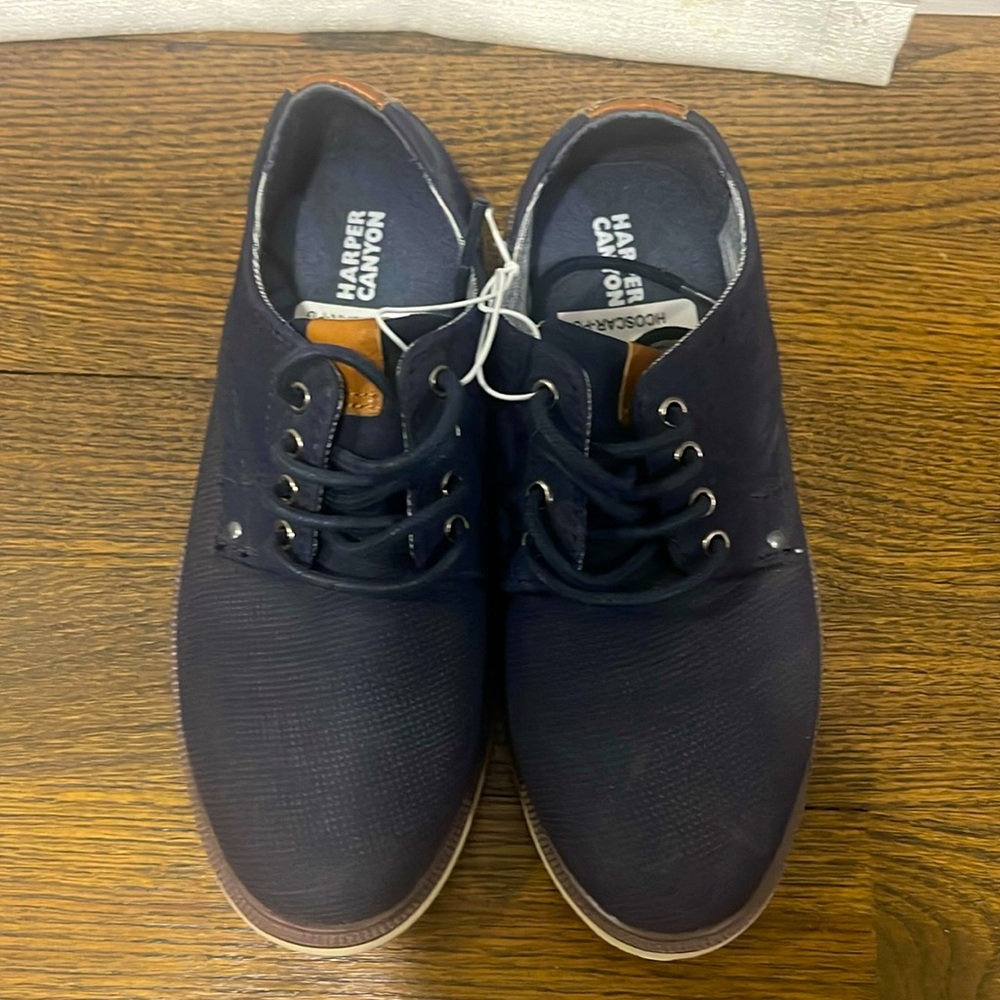 NEW Boys Navy Dress Shoes Size 13